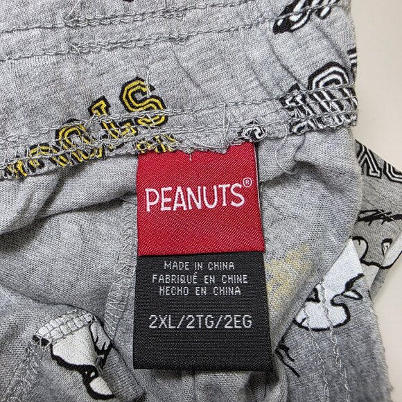 Peanuts Snoopy Pajama Pants Men's Size 2XL (44-46) PJ Bottoms Elasticized Waist - Picture 3 of 10